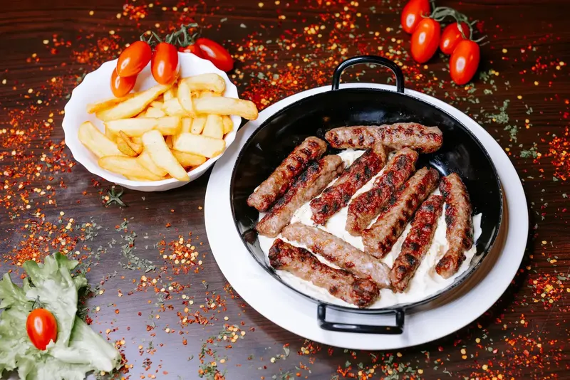 Grillspezialitäten im Restaurant Dinar